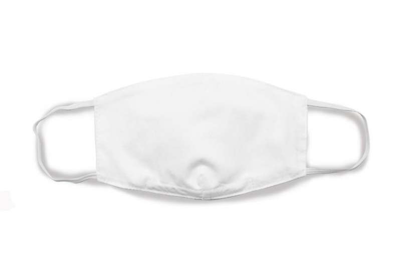 Qubo DABĪGĀ LINA Baltā Sejas aizsargmaska ar gumijām mazgājama 