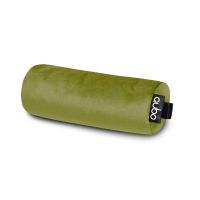 Yoga Bolster 14 Moss Velvet  (filled with buckwheat hulls)